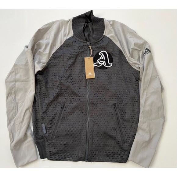 Adidas VRCT Primeblue Gray Jacket FP8121 Men’s Size S $100 NWT - Picture 1 of 9